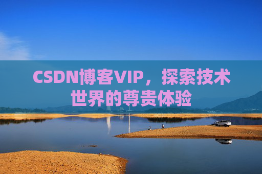 CSDN博客VIP，探索技术世界的尊贵体验